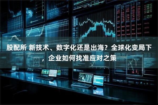 股配所 新技术、数字化还是出海？全球化变局下，企业如何找准应对之策